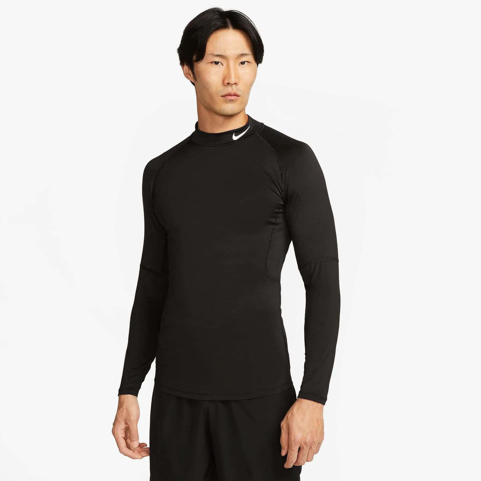 Мъжка спортна блуза NIKE PRO FITNESS MOCK-NECK