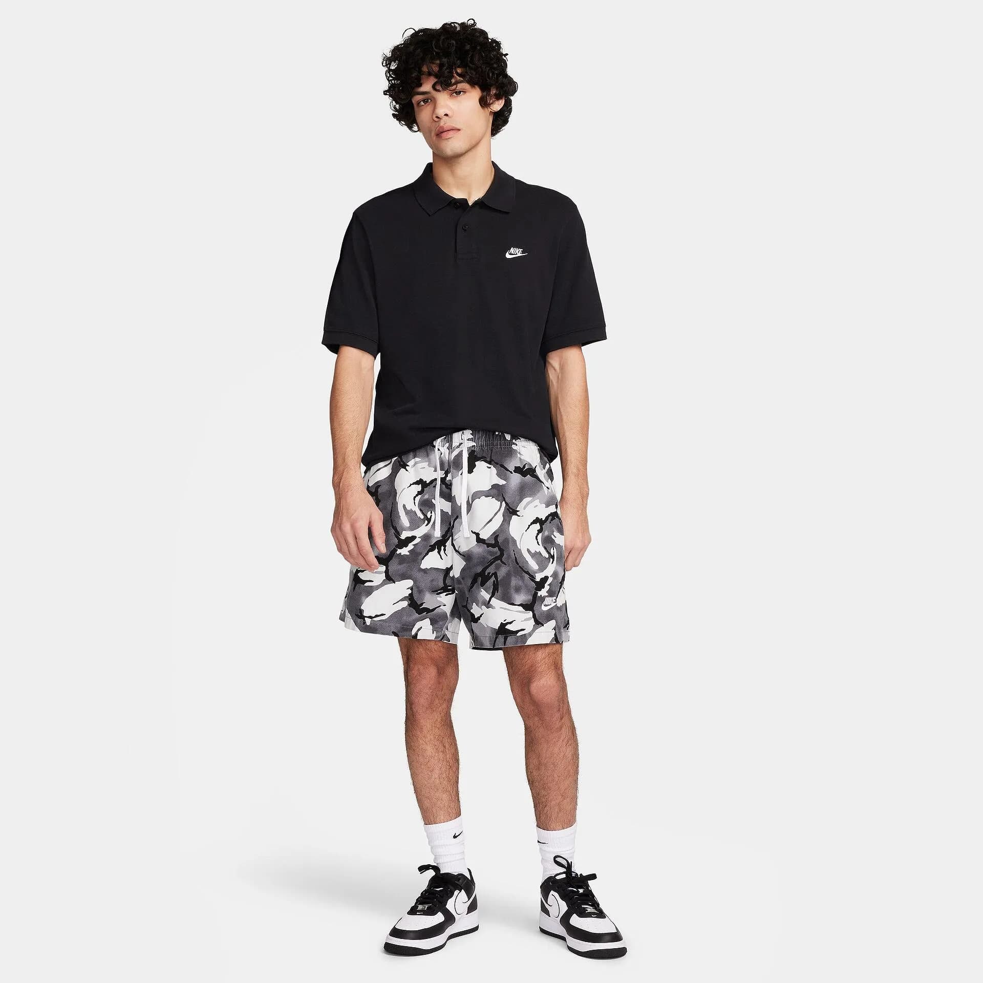 Мъжка тениска с яка NIKE Club Polo