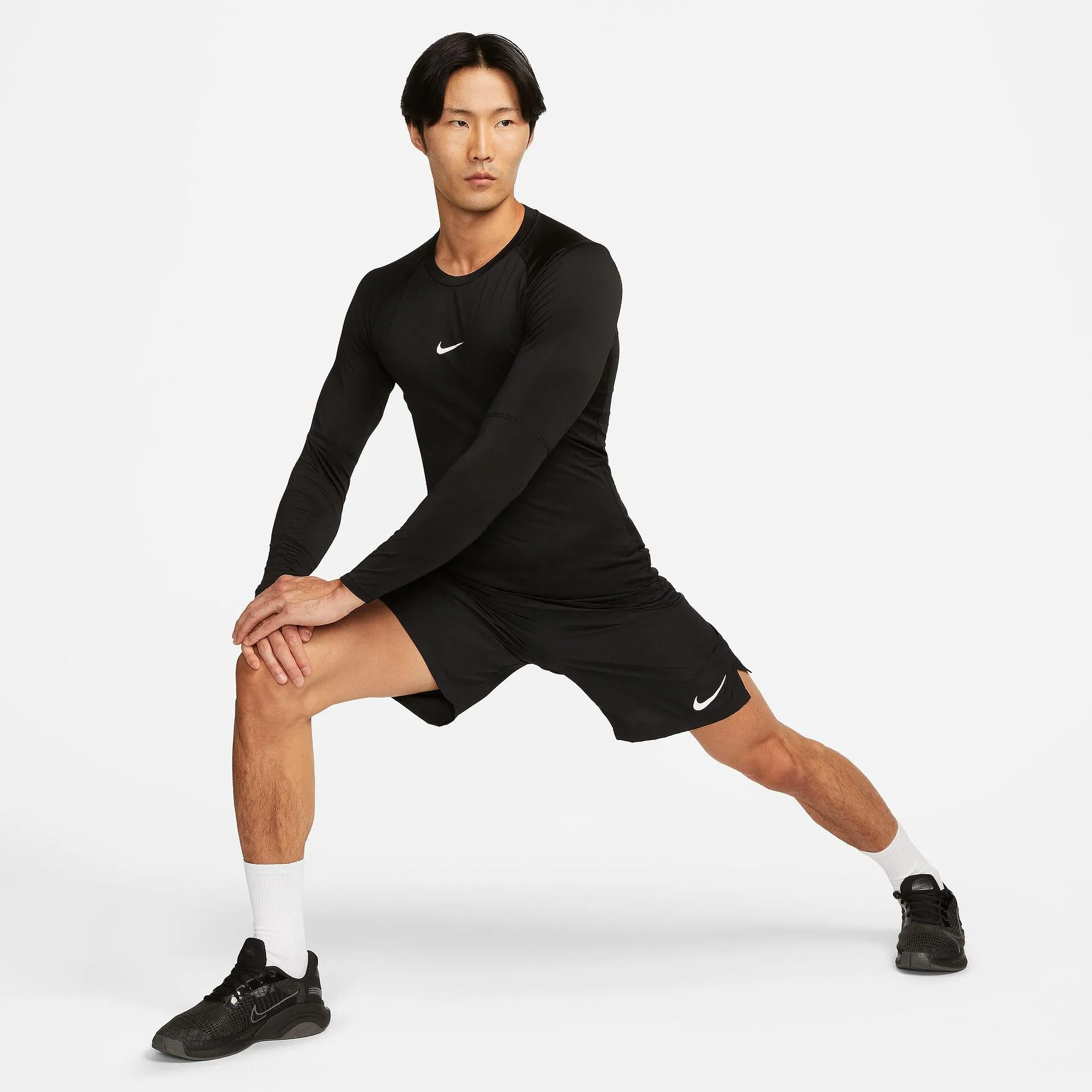 Мъжка спортна блуза NIKE PRO TIGHT LONG-SLEEVE FITNESS - 5