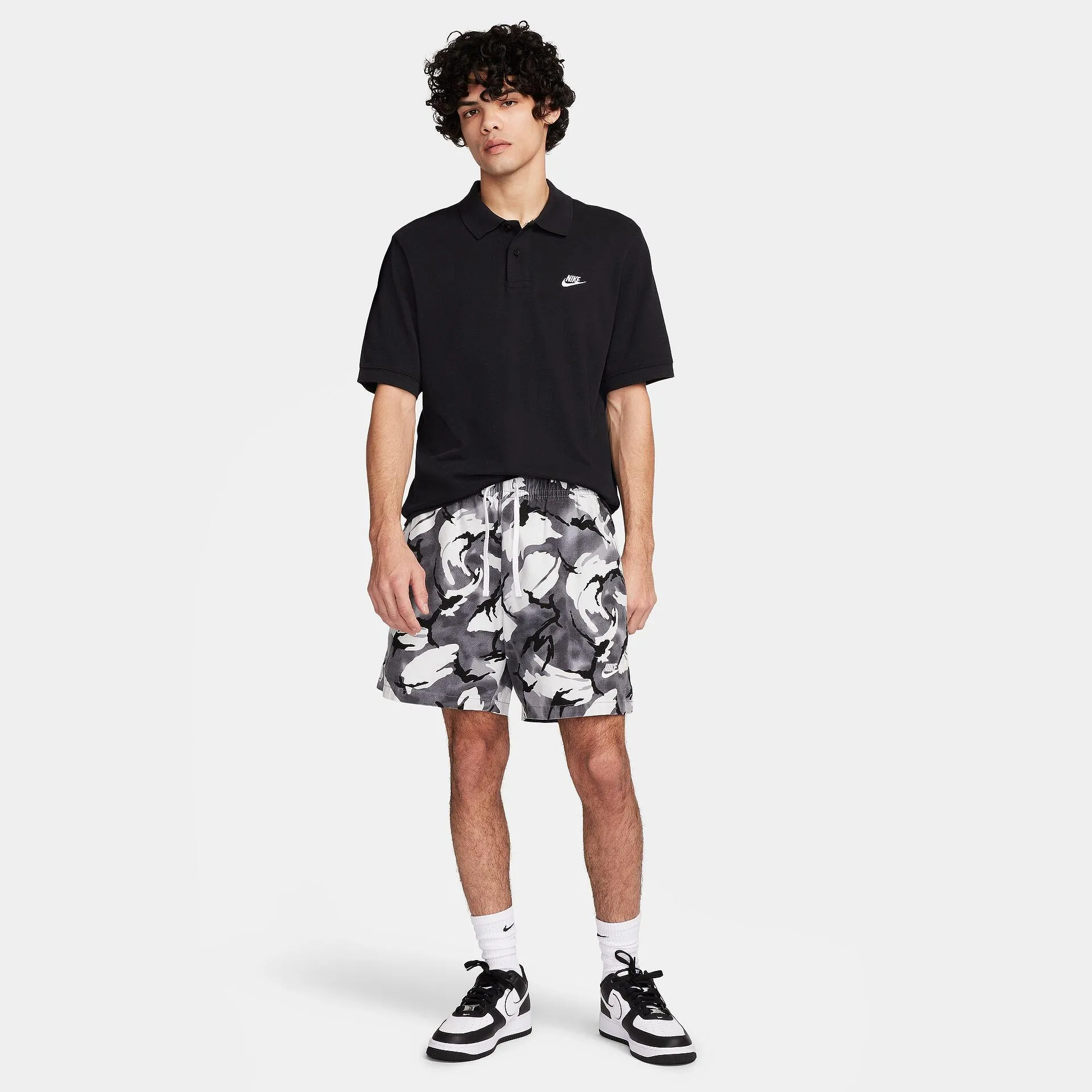 Мъжка тениска с яка NIKE Club Polo