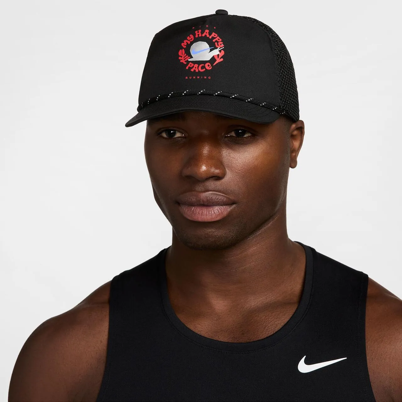 Унисекс шапка с козирка NIKE DRI-FIT UNSTRUCTURED HAPPY PACE